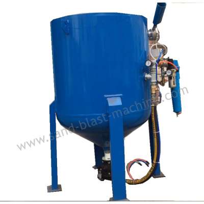 steel structure sand blasting pot, grit sandblaster