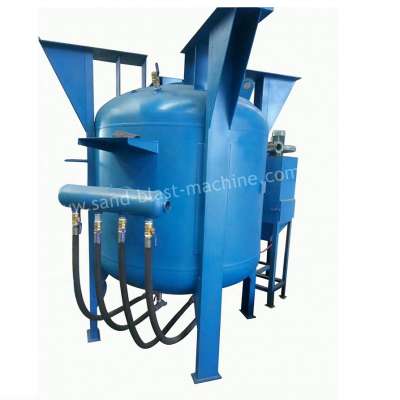 1000L sand blasting machines for oil tank rust cleaning sandblast machines with 4 blasting guns