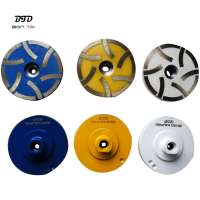 4" resin filled granite diamond grinding wheels with M14 for stones