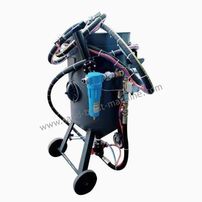 JL-300L portable sandblasting machine dead man sand blasting pot