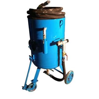 JL Media Sand Blasting Tank for  steel sheet paint cleaning