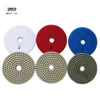 marble granite stones wet or dry 3 step polishing pads for stone polishing